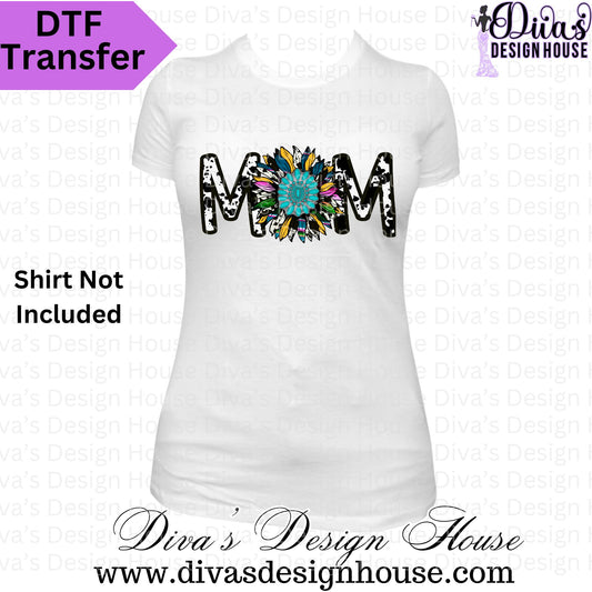 Mama Flower Ready to Press DTF Transfers