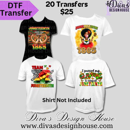 Juneteenth Bundle DTF Transfers