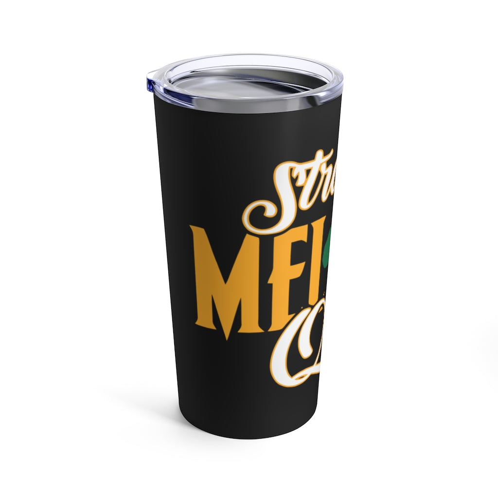 Strong Melanin Queen Tumbler 20oz (Black)