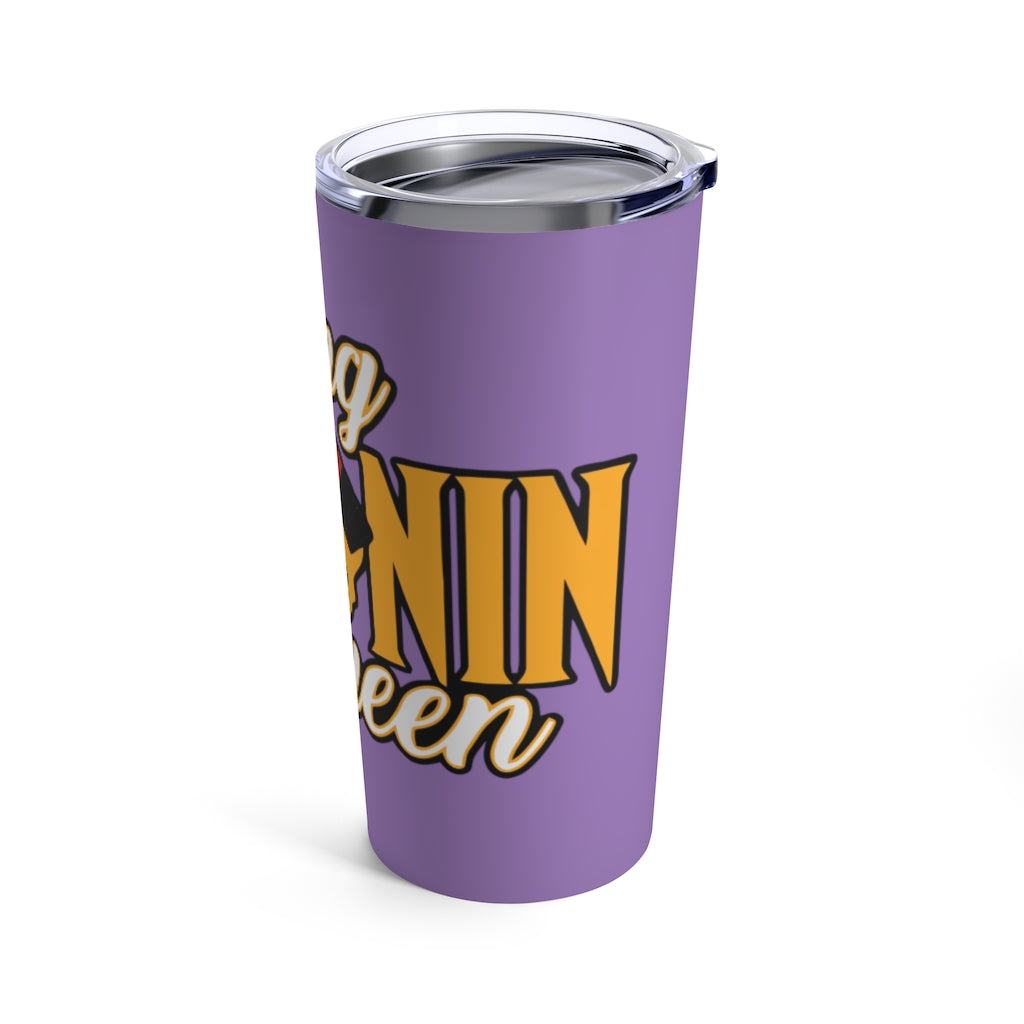 Strong Melanin Queen Tumbler 20oz (Purple)