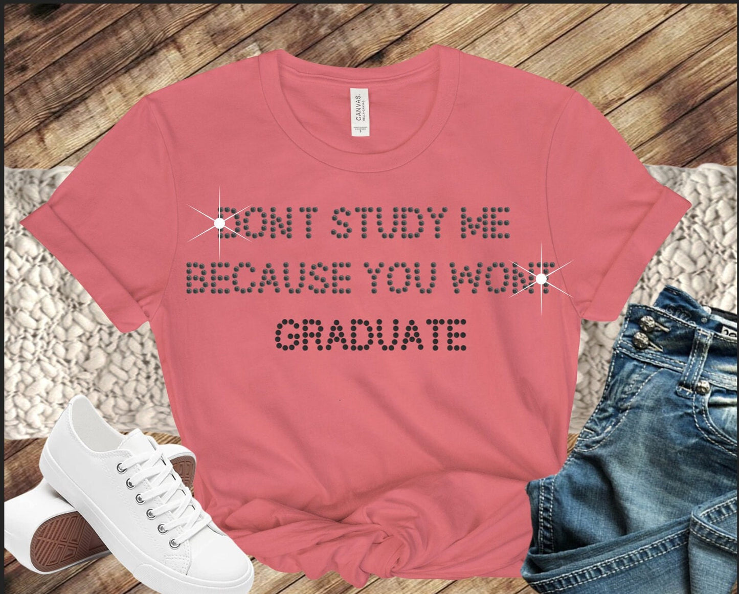 Don't Study Me Digital Rhinestone Download SVG PGN Cricut & Silhouette svg file