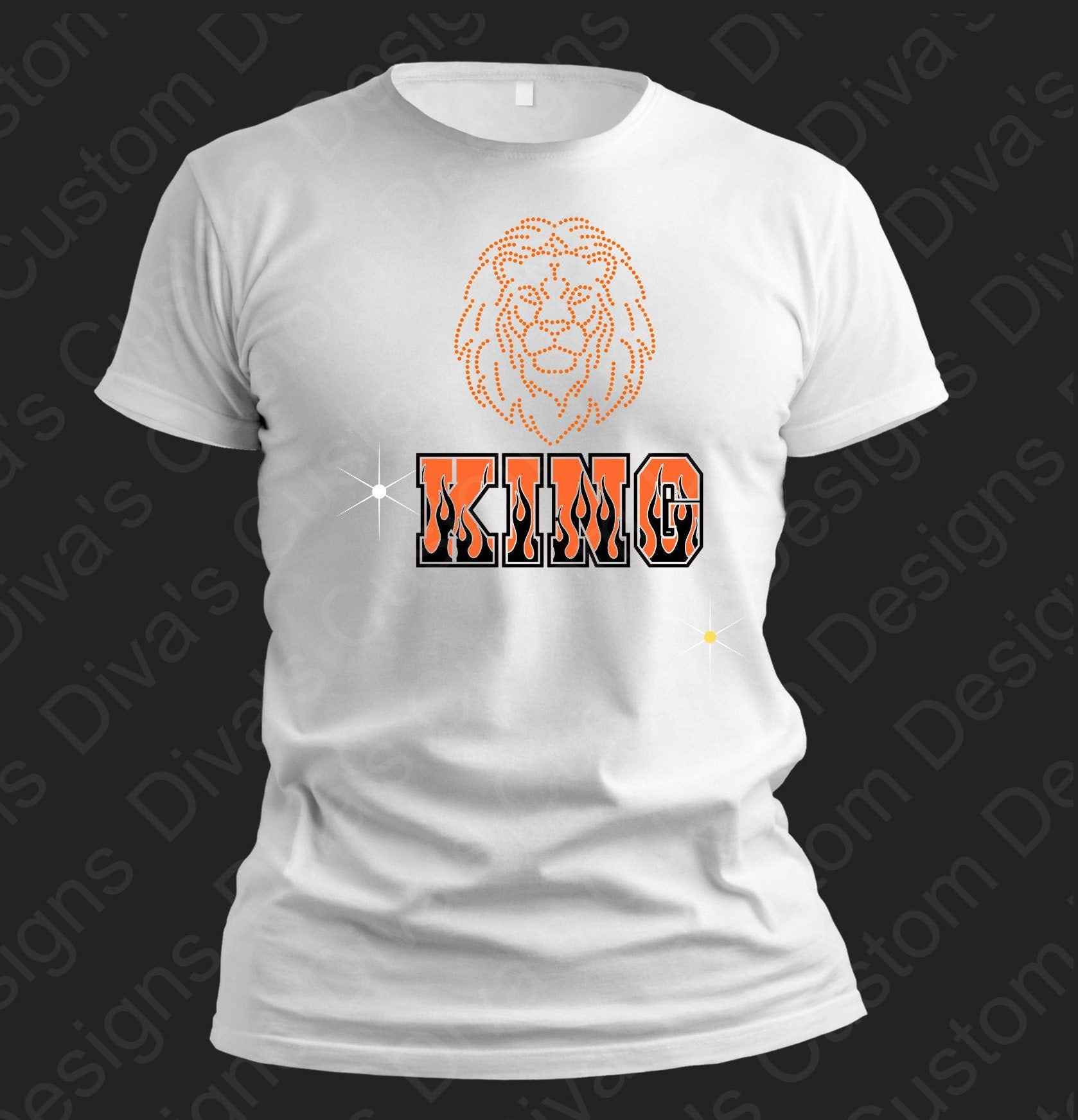 Lion King Multi-Design Rhinestones and Vinyl Men Rhinestone Shirt SVG SS10 Stones Digital Download Vinyl and Rhinetone SVG Cricut Silhouette